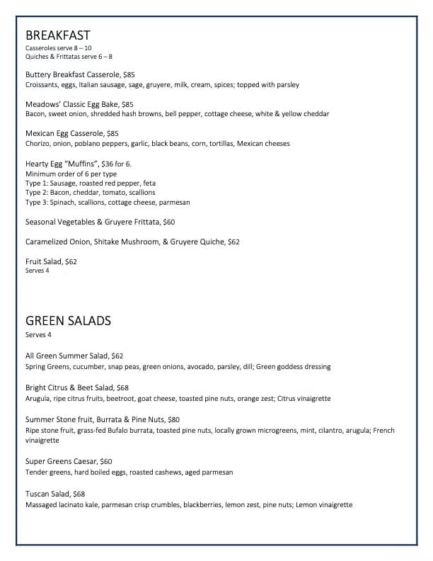 Reference menu page 2 menu